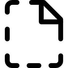 New File Dash Icon from Core Line Set