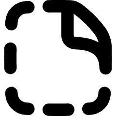 New File Dash Icon from Flex Solid Set