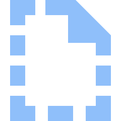 New File Dash Icon from Sharp Flat Set