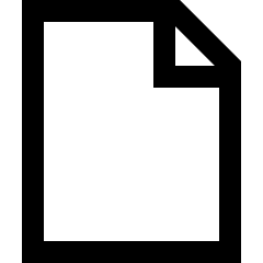 New File Icon from Sharp Line Set