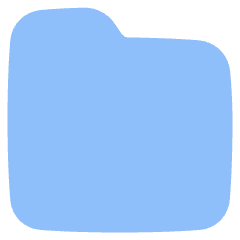 New Folder Icon from Plump Flat Set