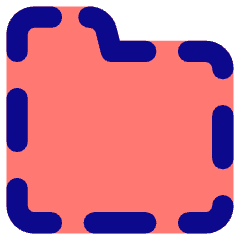 New Folder Dash Icon from Core Pop Set