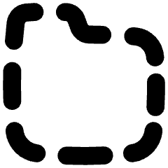 New Folder Dash Icon from Flex Solid Set