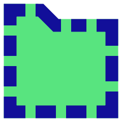 New Folder Dash Icon from Sharp Pop Set