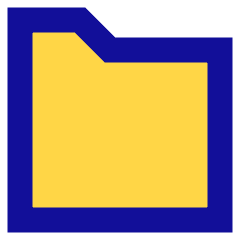 New Folder Icon from Sharp Pop Set
