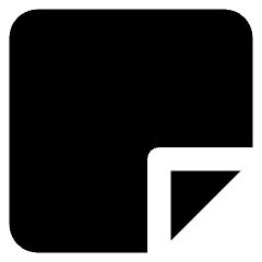 New Sticky Note Icon from Core Solid Set