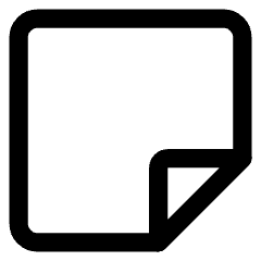 New Sticky Note Icon from Core Line Set