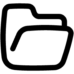Open Folder Icon from Flex Line Set