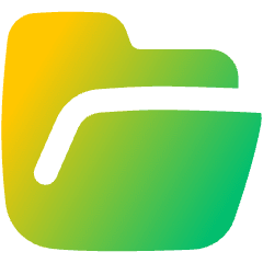 Open Folder Icon from Flex Gradient Set