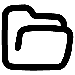 Open Folder Icon from Plump Remix Set