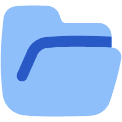 Open Folder Icon from Flex Flat Set