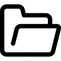 Open Folder Icon from Core Line Set