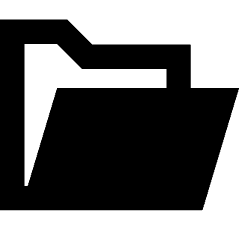 Open Folder Icon from Sharp Remix Set