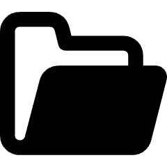 Open Folder Icon from Core Remix Set