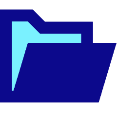 Open Folder Icon from Sharp Pop Set