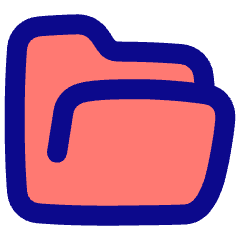 Open Folder Icon from Plump Pop Set