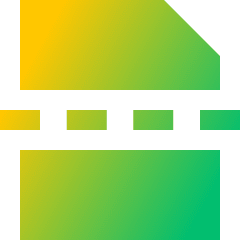 Page Break Icon from Sharp Gradient Set