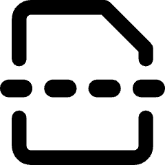 Page Break Icon from Core Remix Set