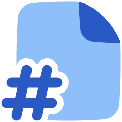 Page Number Icon from Plump Flat Set