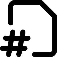 Page Number Icon from Core Remix Set