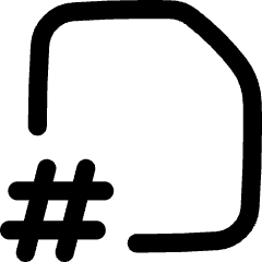 Page Number Icon from Flex Line Set