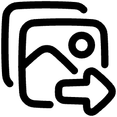 PDF To JPG Icon from Plump Line Set