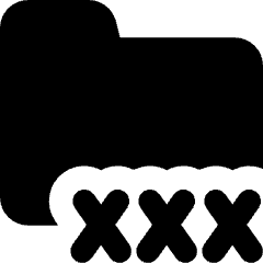 Porn Folder Icon from Core Solid Set