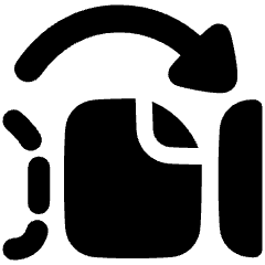 Reorder PDF Icon from Plump Solid Set
