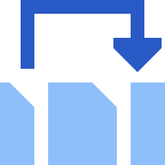 Reorder PDF Icon from Sharp Flat Set