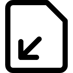 Request Files Icon from Core Line Set