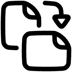 Rotate PDF Icon from Plump Line Set