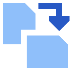 Rotate PDF Icon from Sharp Flat Set