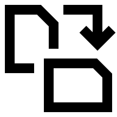 Rotate PDF Icon from Sharp Line Set