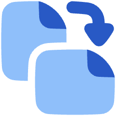 Rotate PDF Icon from Plump Flat Set