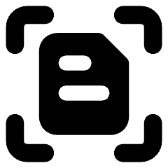 Scan Document Focus Icon from Core Solid Set
