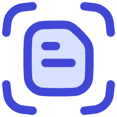 Scan Document Focus Icon from Flex Duo Set