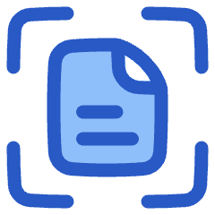 Scan Document Focus Icon from Plump Duo Set