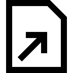 Share Send File Icon from Sharp Line Set