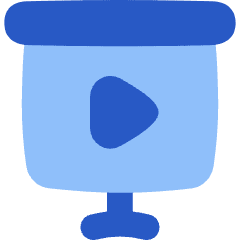 Slide Show Play Icon from Flex Flat Set