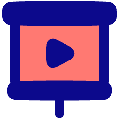 Slide Show Play Icon from Plump Pop Set