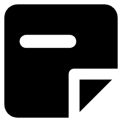 Sticky Note Remove Icon from Core Solid Set