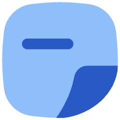 Sticky Note Remove Icon from Flex Flat Set