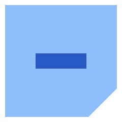Sticky Note Remove Icon from Sharp Flat Set