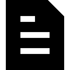 Text File Icon from Sharp Solid Set