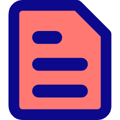 Text File Icon from Core Pop Set