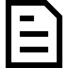 Text File Icon from Sharp Line Set