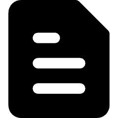 Text File Icon from Core Solid Set