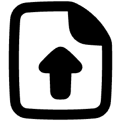 Upload File Icon from Plump Remix Set