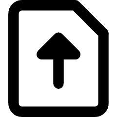 Upload File Icon from Core Remix Set