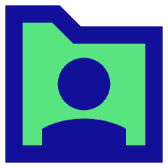 User Folder Icon from Sharp Pop Set